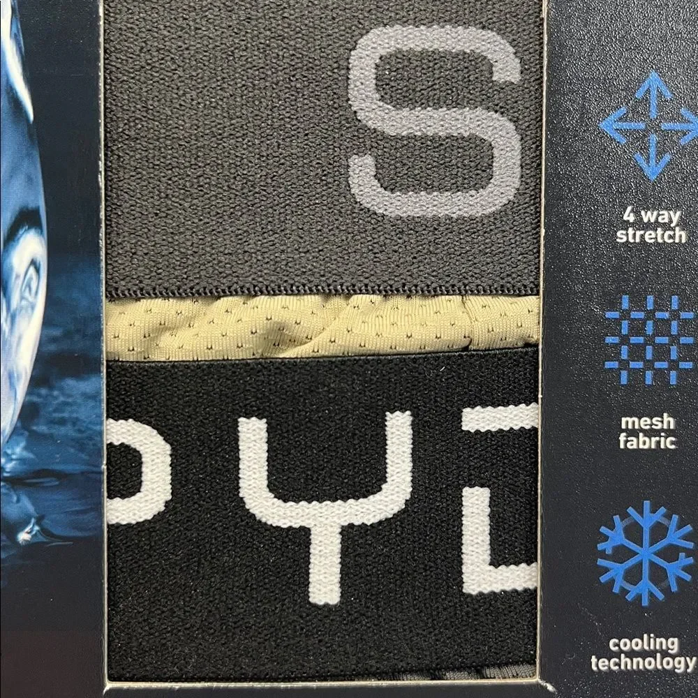New - Spyder Performance Mesh Boxer Briefs in size L 36-38 4 pk